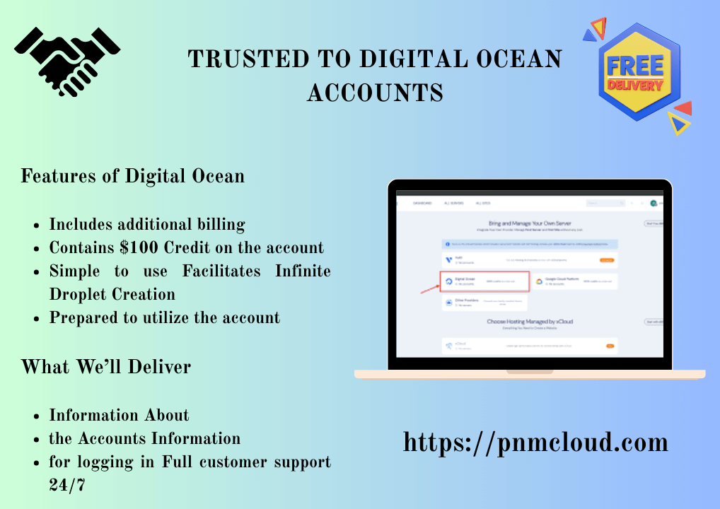 buy digital ocean accounts