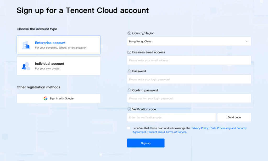 Buy Tencent Cloud Accounts